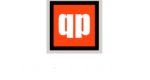 Logotipo de qp Hotels ubicado en el footer, con la función de redireccionar a la pagina principal