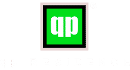 Logotipo de qp Residence ubicado en el footer, con la función de redireccionar a la pagina de qp Residence